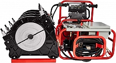 Гидравлический стыковой сварочный аппарат для полиэтиленовых труб Gas Fusion Red-315