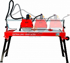 Перемещение режущей головки станка для резки плитки с водой Diam Extra Line EX-1200/1.8/300