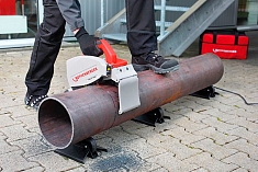 Применение труборезов электрических Rothenberger Pipecut Turbo 250